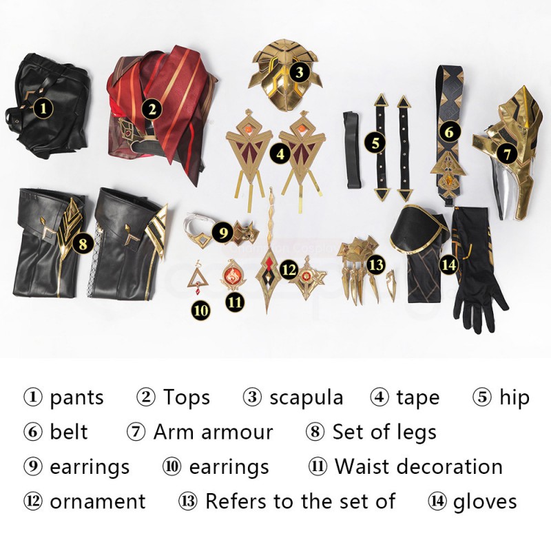 Dehya Cosplay Costume Genshin Impact Cosplay Suit