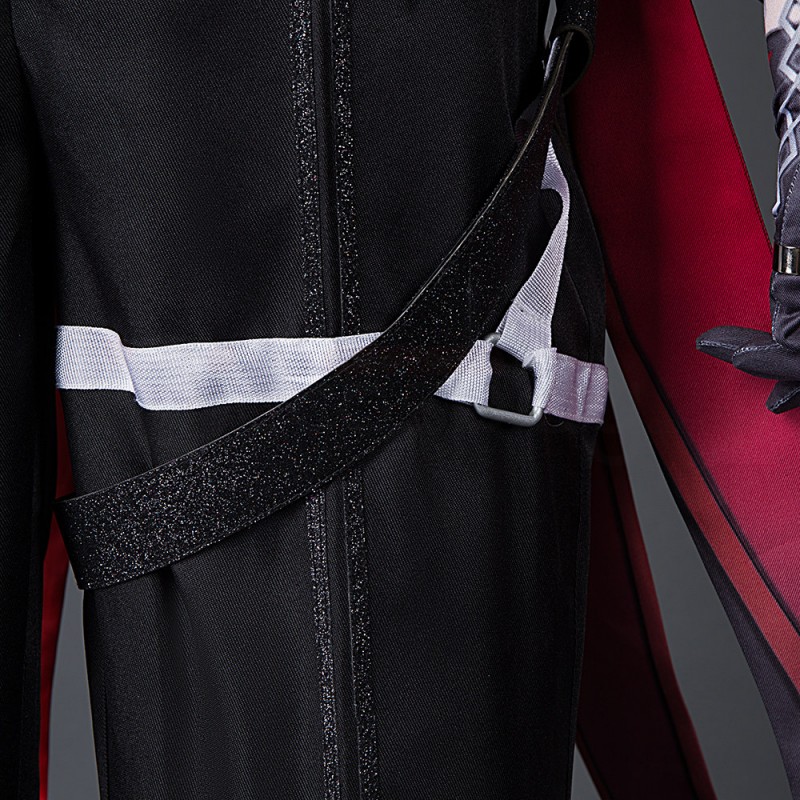 Genshin Impact Diluc Cosplay Costume Red Suit