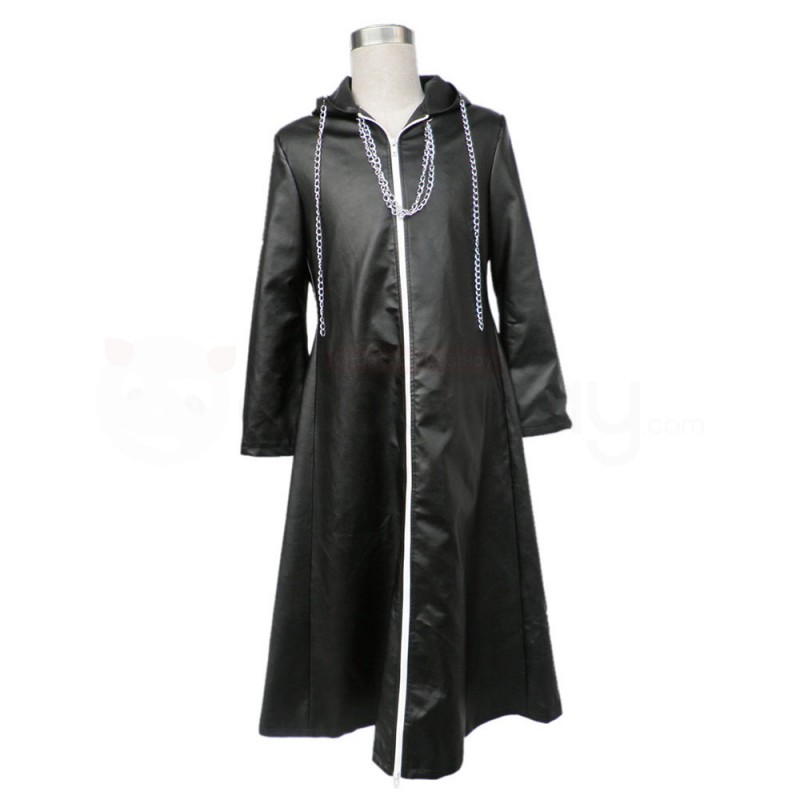 Kingdom Hearts Organization XIII Cosplay Costume Black Coat