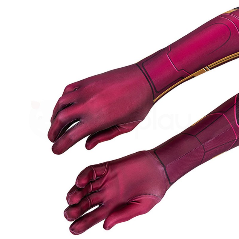 Wanda Vision Jumpsuit Avengers 3 Infinity War Vision Cosplay Costume