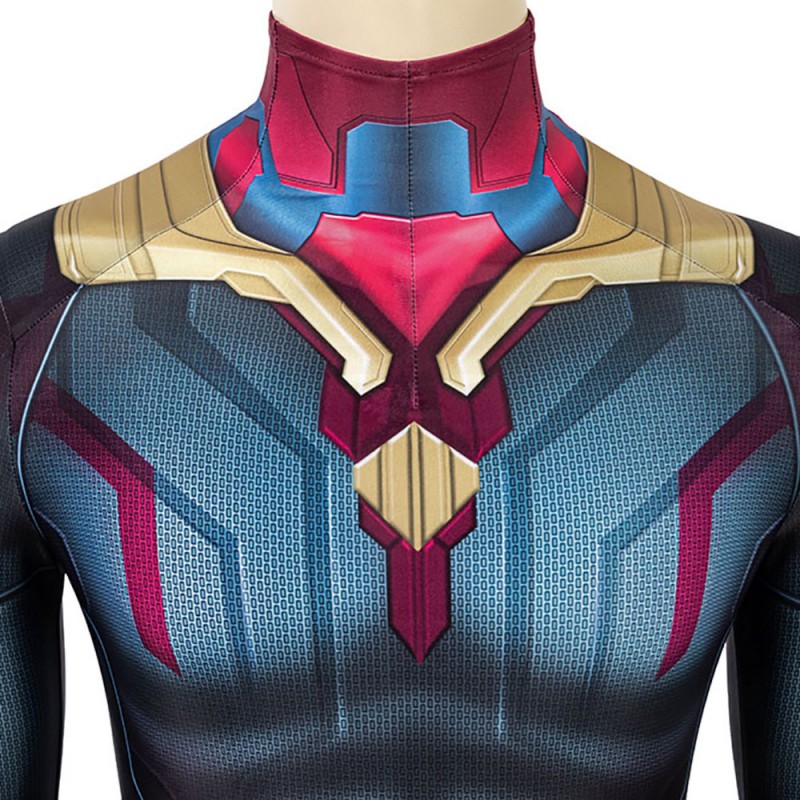 Wanda Vision Jumpsuit Avengers 3 Infinity War Vision Cosplay Costume