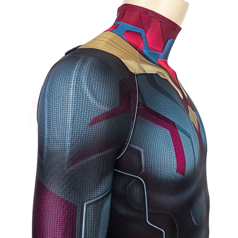 Wanda Vision Jumpsuit Avengers 3 Infinity War Vision Cosplay Costume