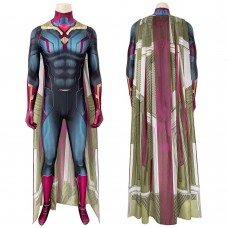 Wanda Vision Jumpsuit Avengers 3 Infinity War Vision Cosplay Costume