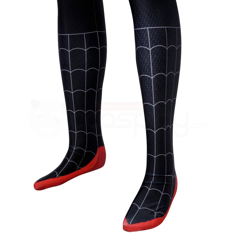 Miles Morales Bodysuit Spiderman Into The Spider-Verse Cosplay Costume
