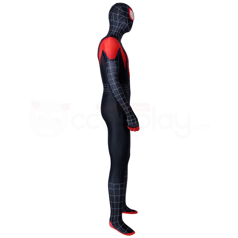 Miles Morales Bodysuit Spiderman Into The Spider-Verse Cosplay Costume