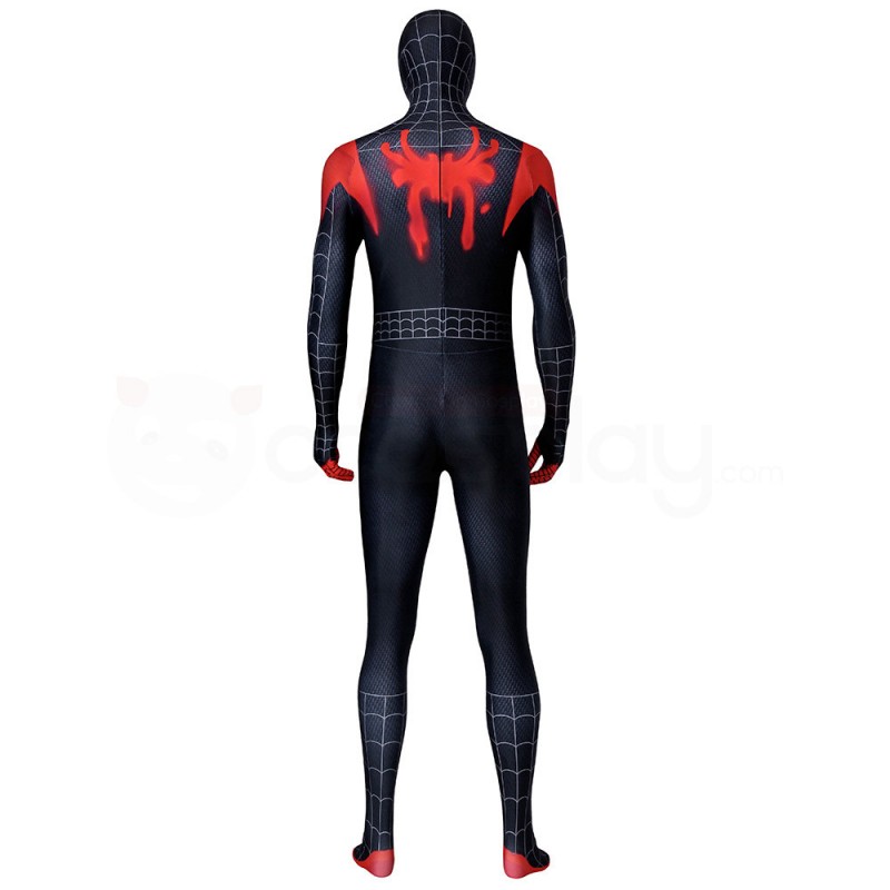 Miles Morales Bodysuit Spiderman Into The Spider-Verse Cosplay Costume
