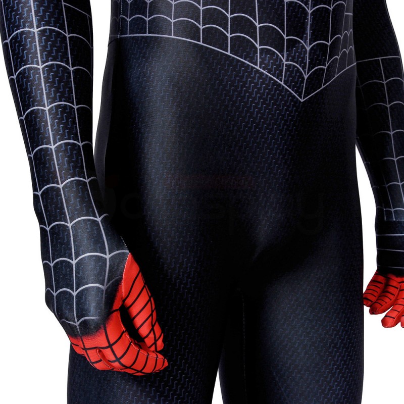 Miles Morales Bodysuit Spiderman Into The Spider-Verse Cosplay Costume