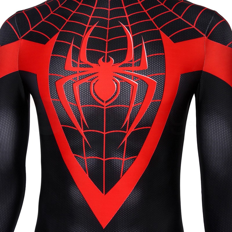 Ultimate Spider-Man Cosplay Costume Spiderman PS5 Miles Morales Bodysuit