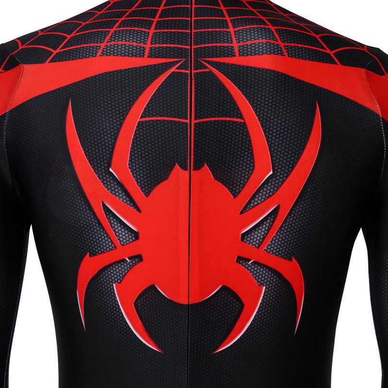 Ultimate Spider-Man Cosplay Costume Spiderman PS5 Miles Morales Bodysuit