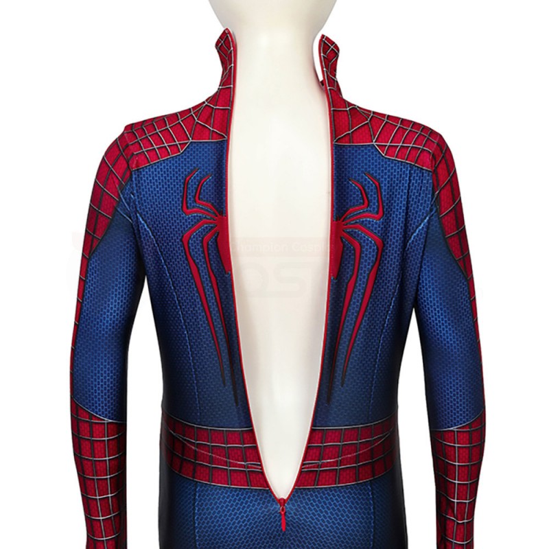 The Amazing Spider-Man Zentai 3D Jumpsuit Kids Peter Parker Cosplay Costume