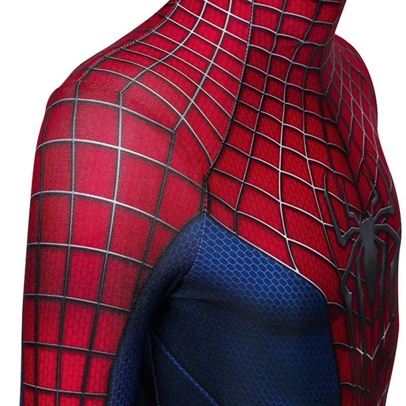 The Amazing Spider-Man Zentai 3D Jumpsuit Kids Peter Parker Cosplay Costume