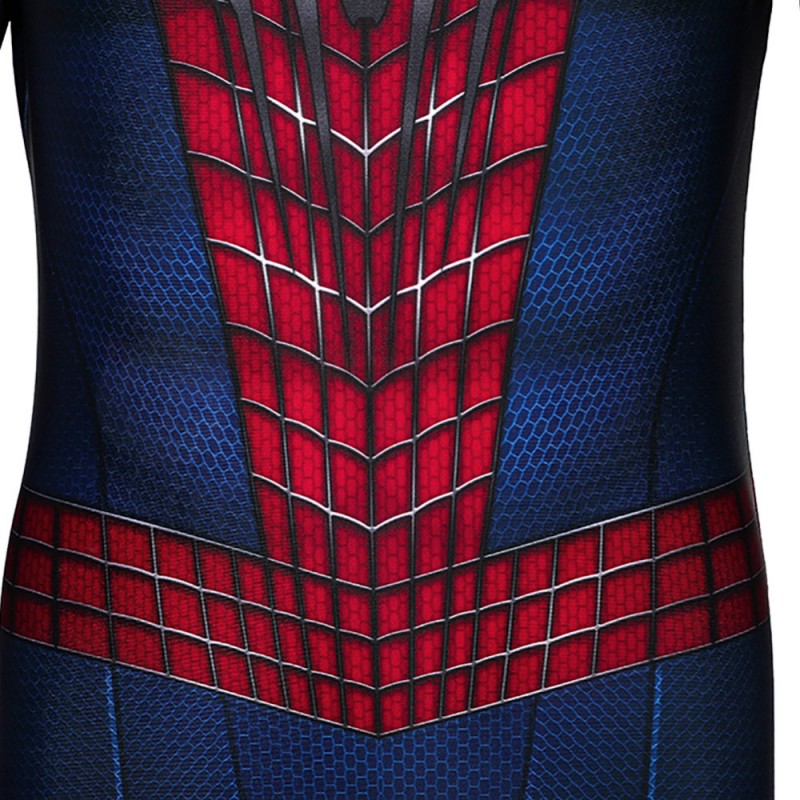The Amazing Spider-Man Zentai 3D Jumpsuit Kids Peter Parker Cosplay Costume