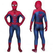 The Amazing Spider-Man Zentai 3D Jumpsuit Kids Peter Parker Cosplay Costume