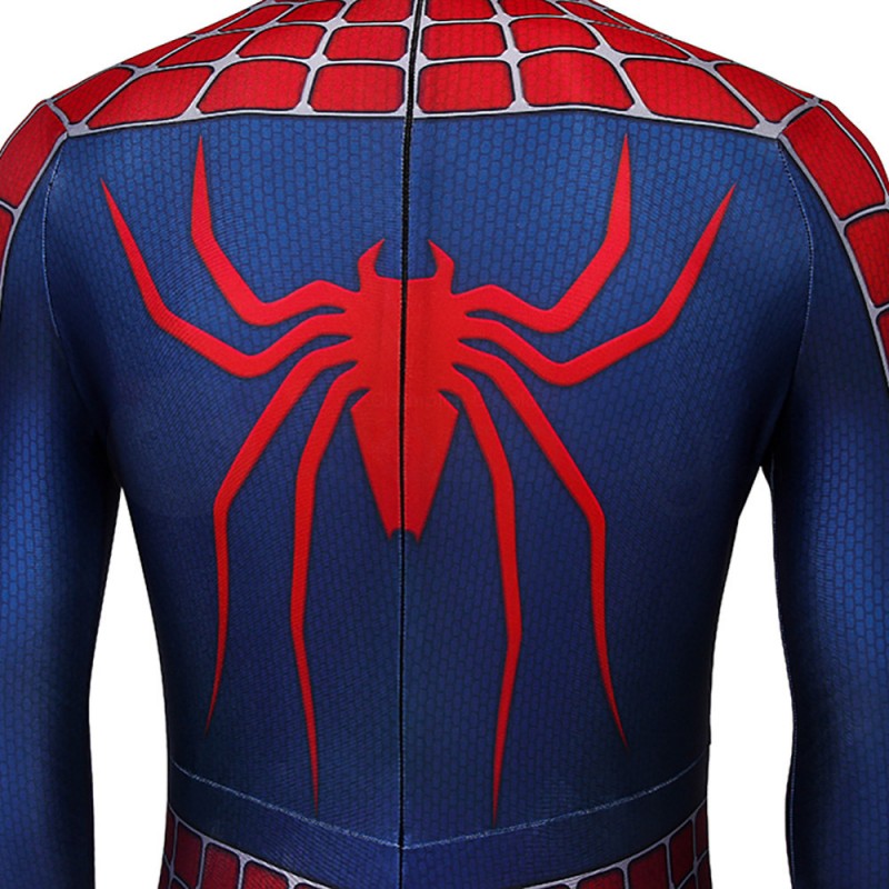 Spider Man Jumpsuit Tobey Maguire Cosplay Costume