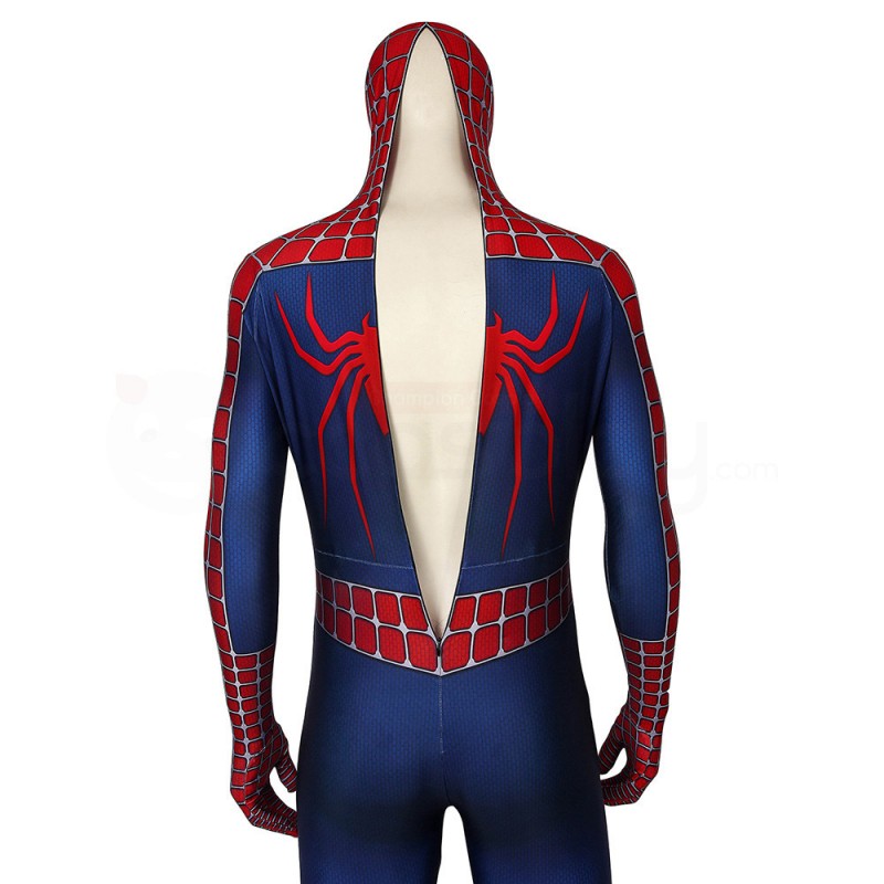 Spider Man Jumpsuit Tobey Maguire Cosplay Costume