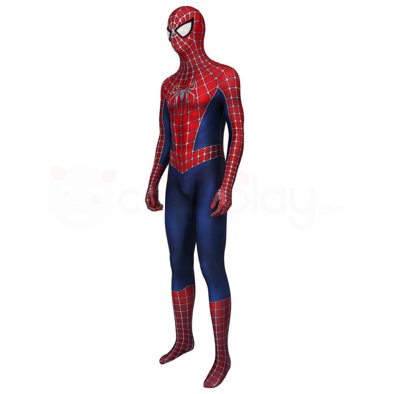 Spider Man Jumpsuit Tobey Maguire Cosplay Costume