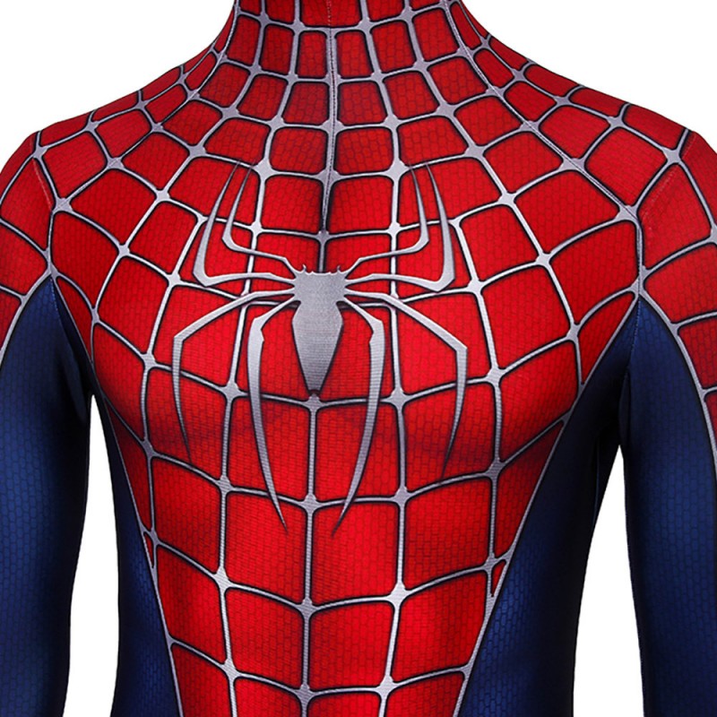 Spider Man Jumpsuit Tobey Maguire Cosplay Costume