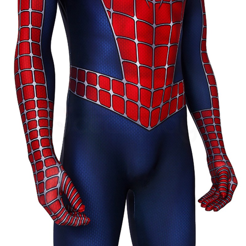 Spider Man Jumpsuit Tobey Maguire Cosplay Costume
