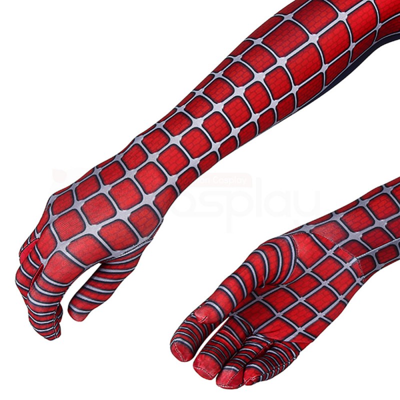 Spider Man Jumpsuit Tobey Maguire Cosplay Costume