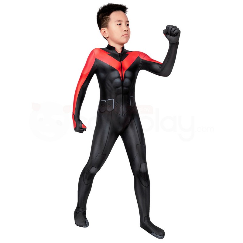 Children 3D NW Suit Black Champion Cosplay Costumes