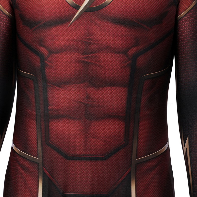 Barry Allen Red Jumpsuit Cosplay Costume for Children