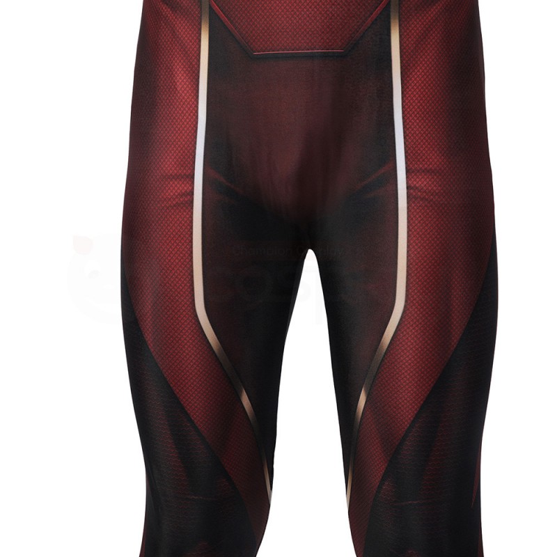 Barry Allen Red Jumpsuit Cosplay Costume for Children