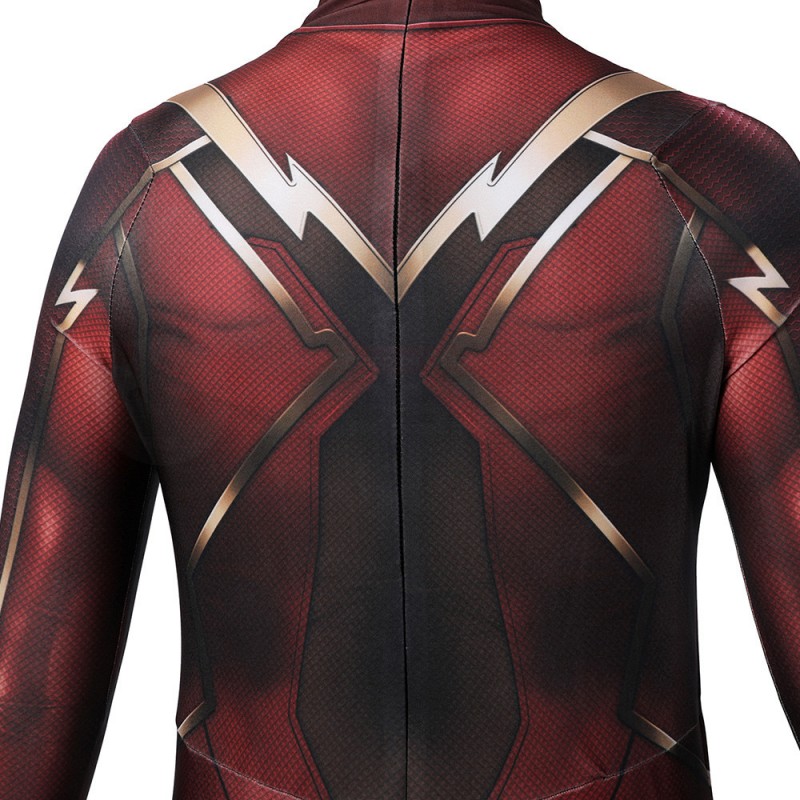 Barry Allen Red Jumpsuit Cosplay Costume for Children