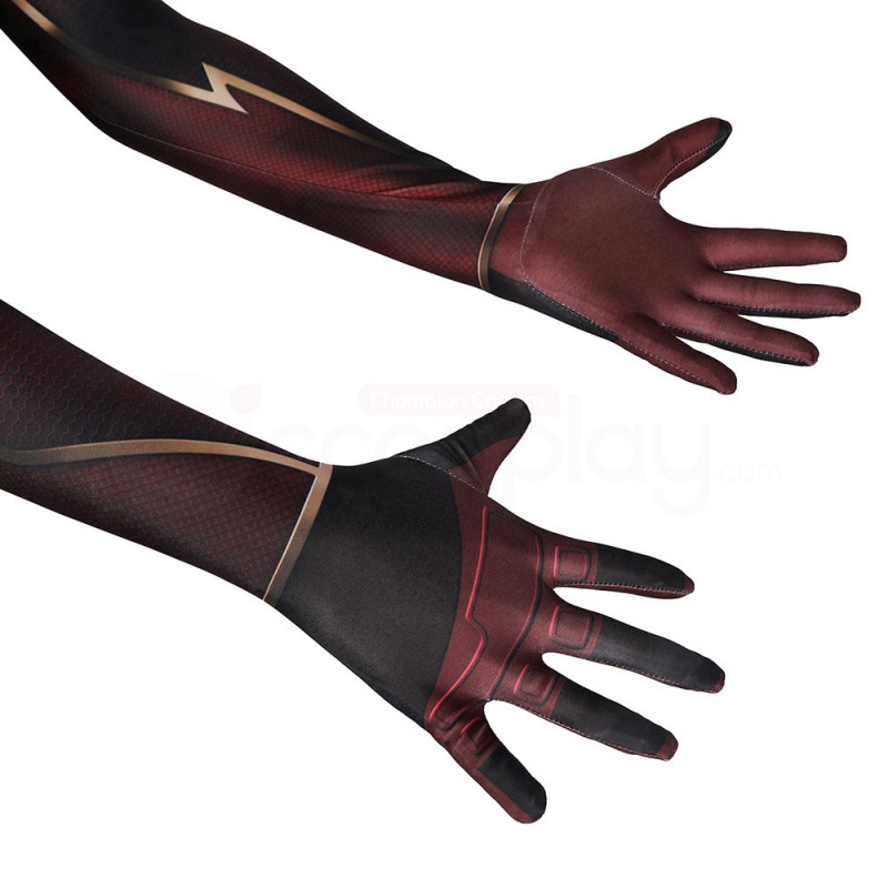Barry Allen Red Jumpsuit Cosplay Costume for Children