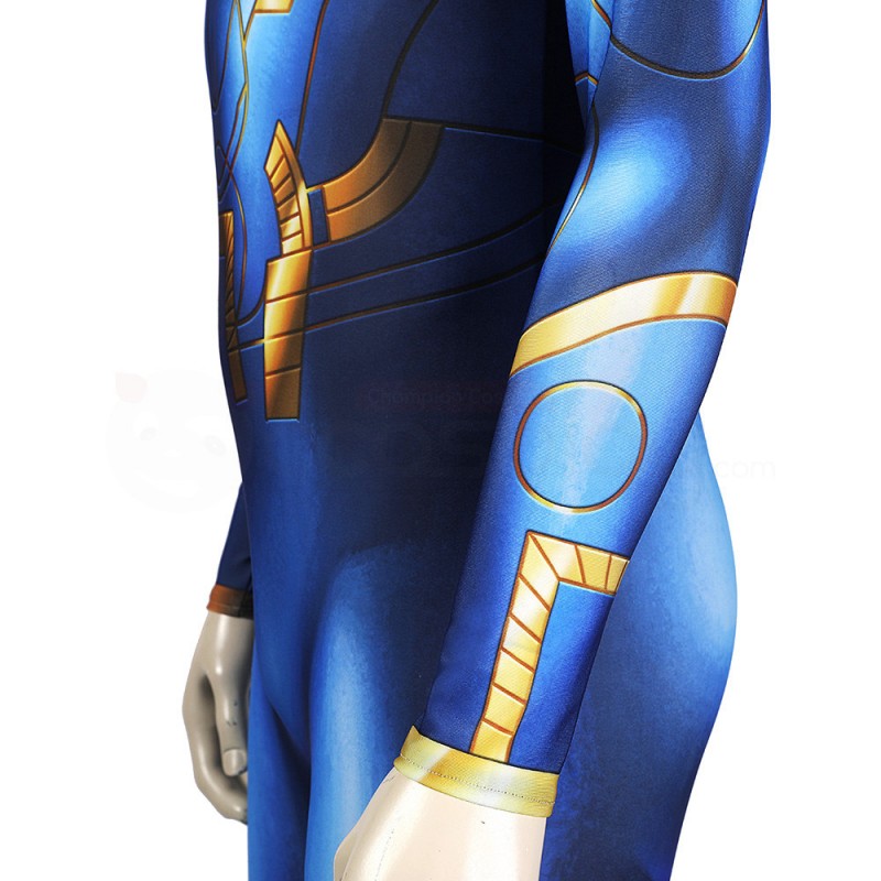 Eternal Ikaris Blue Uniform Bodysuit Ikaris Cosplay Costume