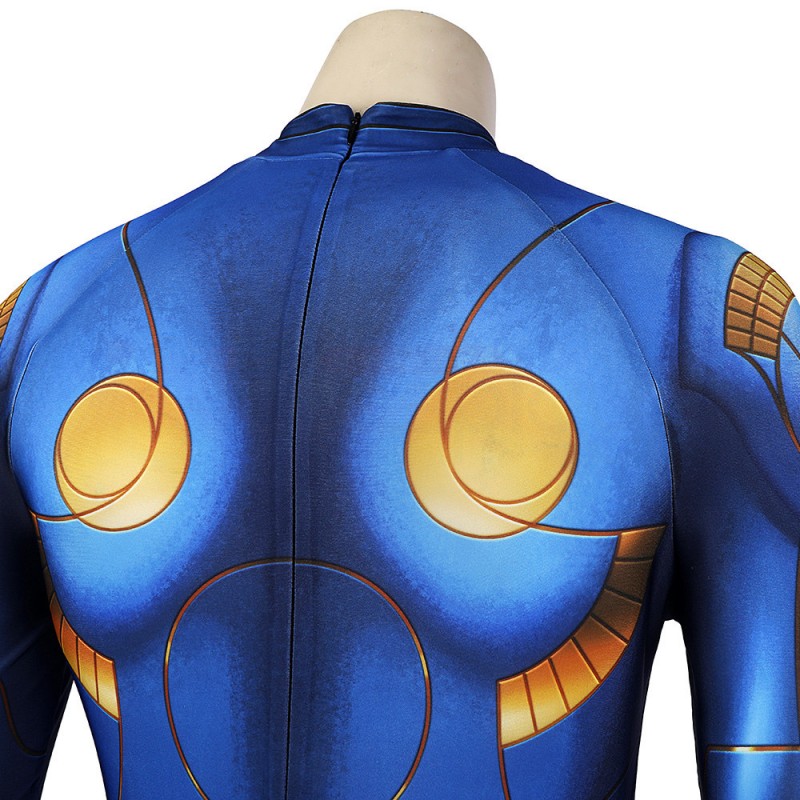 Eternal Ikaris Blue Uniform Bodysuit Ikaris Cosplay Costume