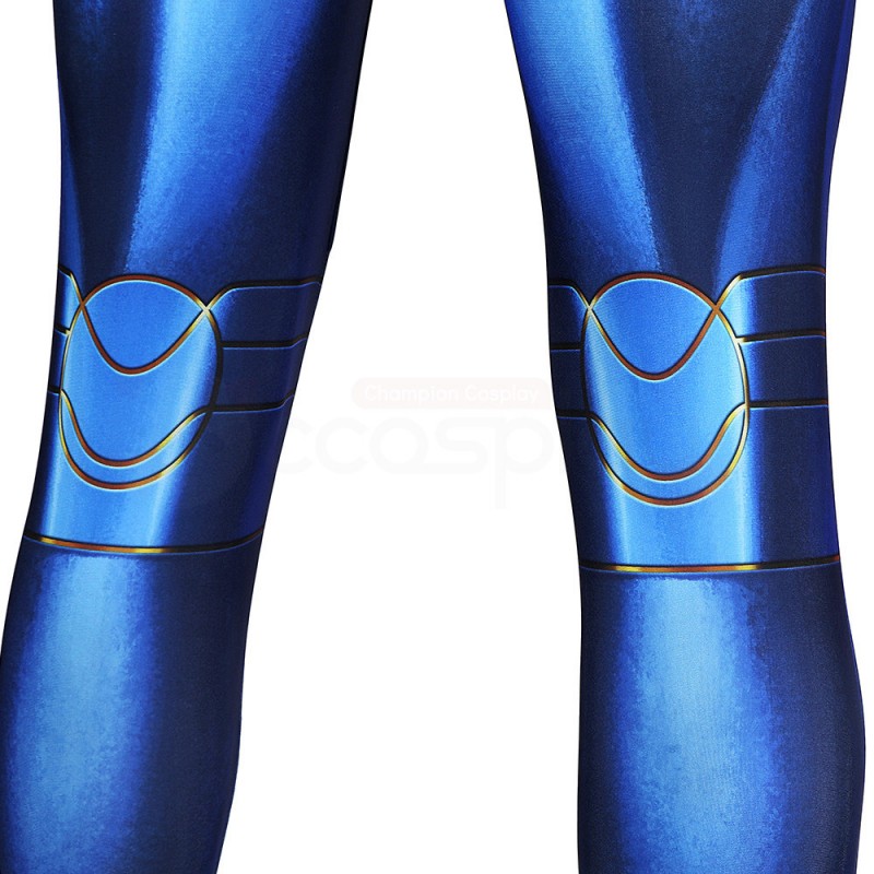 Eternal Ikaris Blue Uniform Bodysuit Ikaris Cosplay Costume
