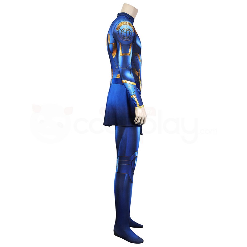 Eternal Ikaris Blue Uniform Bodysuit Ikaris Cosplay Costume