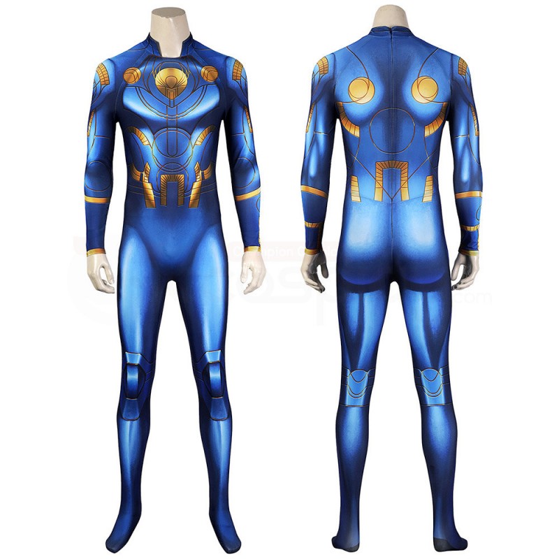 Eternal Ikaris Blue Uniform Bodysuit Ikaris Cosplay Costume