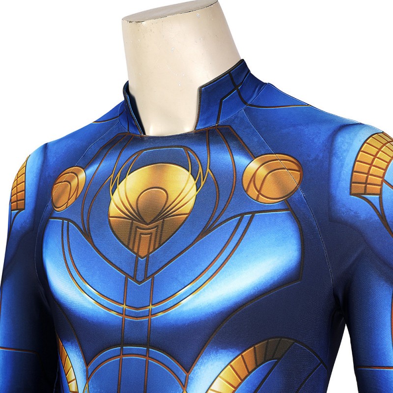 Eternal Ikaris Blue Uniform Bodysuit Ikaris Cosplay Costume