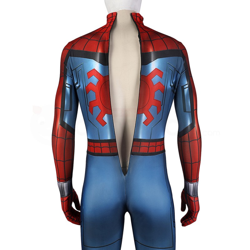 Suppose That Jumpsuit Zombie Hunter Spider-Man Cosplay Costume