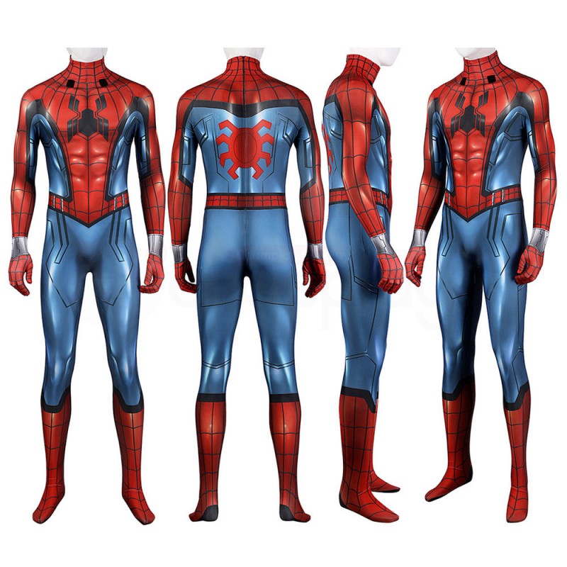 Suppose That Jumpsuit Zombie Hunter Spider-Man Cosplay Costume