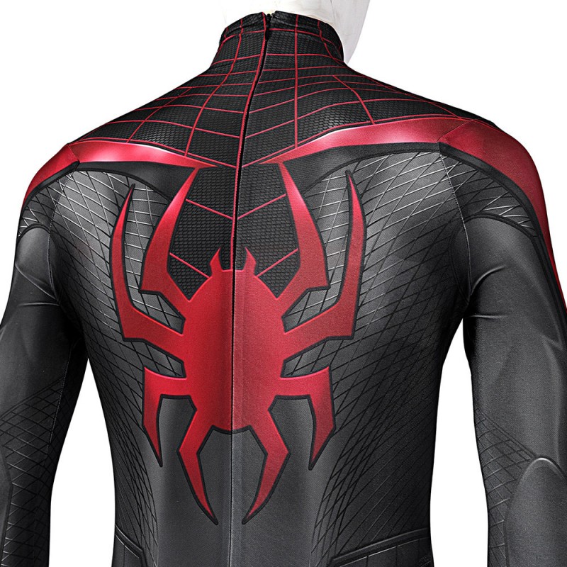 Spiderman Miles Morales Jumpsuit Spider-Man 2 PS5 Cosplay Costume