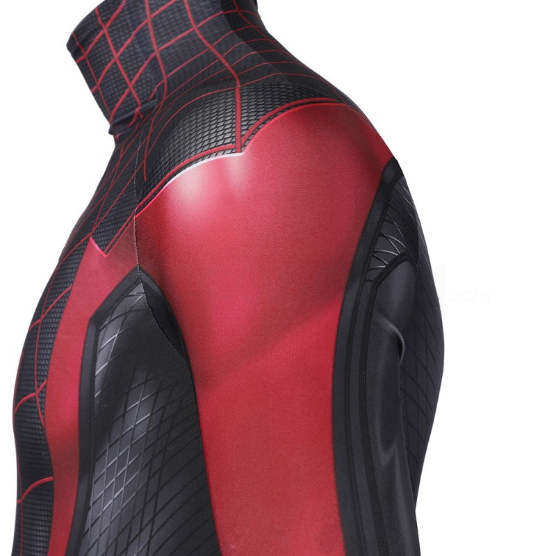 Spiderman Miles Morales Jumpsuit Spider-Man 2 PS5 Cosplay Costume