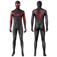 Spiderman Miles Morales Jumpsuit Spider-Man 2 PS5 Cosplay Costume