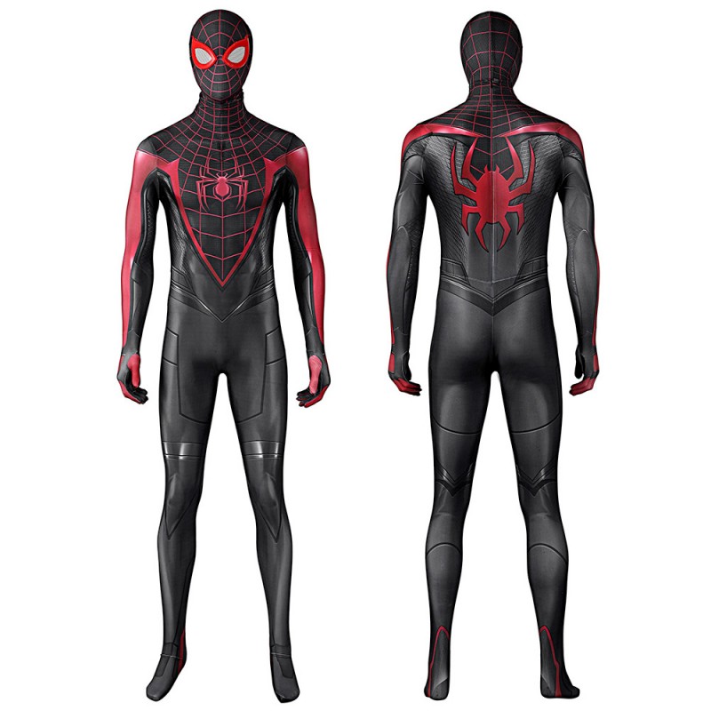 Spiderman Miles Morales Jumpsuit Spider-Man 2 PS5 Cosplay Costume ...