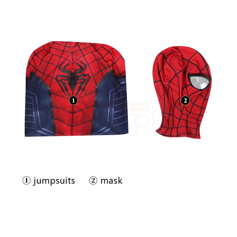 Kids Spiderman Peter Parker Suit Avengers Spider-Man Cosplay Costume