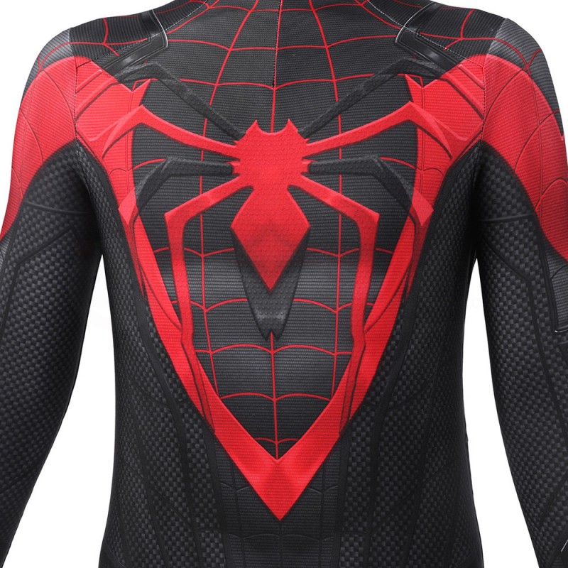 Spider-Man Miles Morales PS5 Cosplay Costume Spiderman Suit for Kids