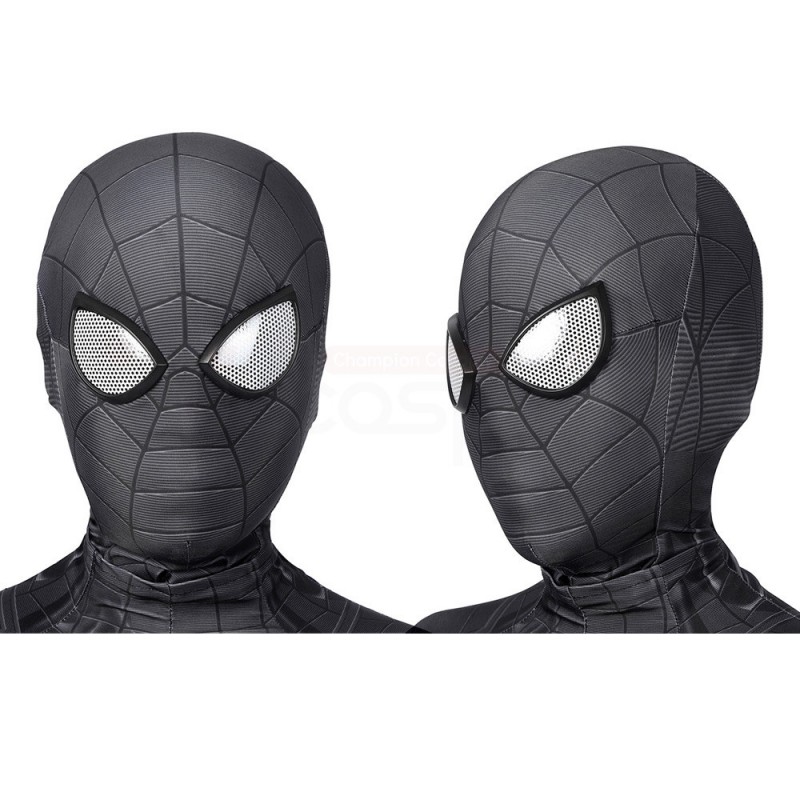 Kids Spiderman Miles Morales Suit Spider Man Venom Black Cosplay Costume