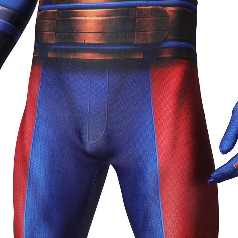 B Adam Cosplay Costume Atom Smasher Cosplay Jumpsuit