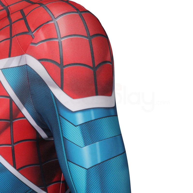 Adults Spider-UK William Braddock Costume Spiderman Billy Braddock Jumpsuit
