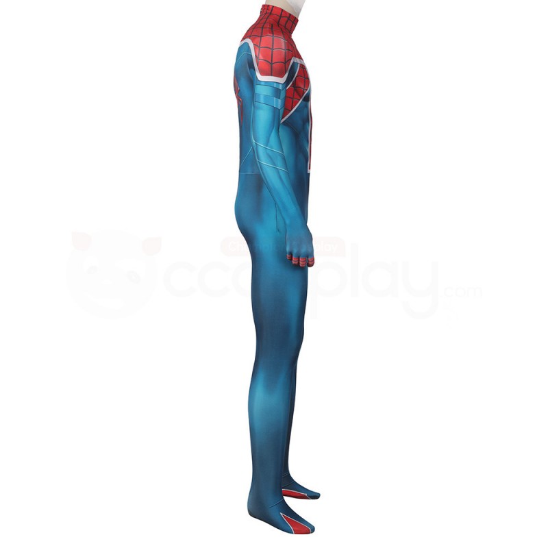 Adults Spider-UK William Braddock Costume Spiderman Billy Braddock Jumpsuit