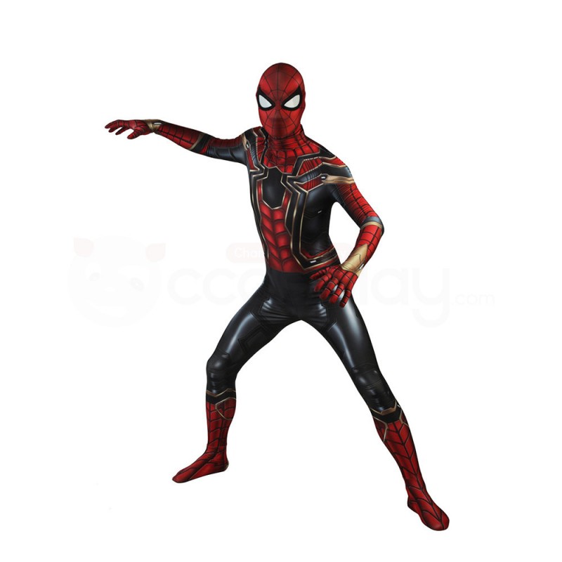 Avengers 3 Infinity War Cosplay Costumes Spider-Man Peter Parker Jumpsuit