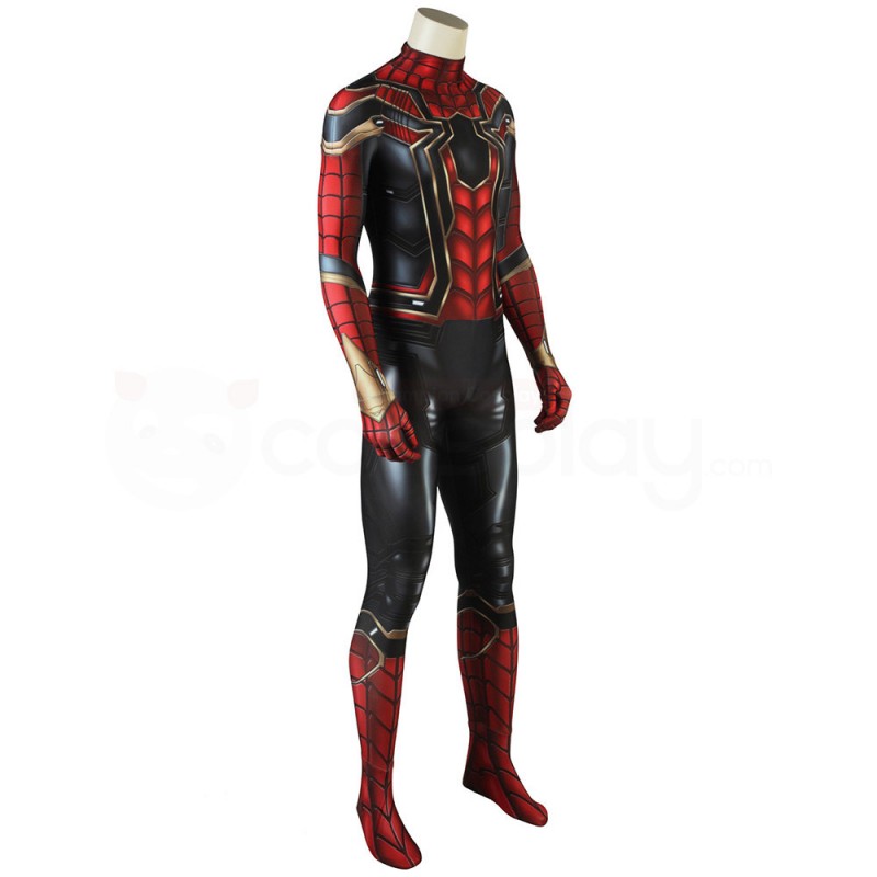 Avengers 3 Infinity War Cosplay Costumes Spider-Man Peter Parker Jumpsuit