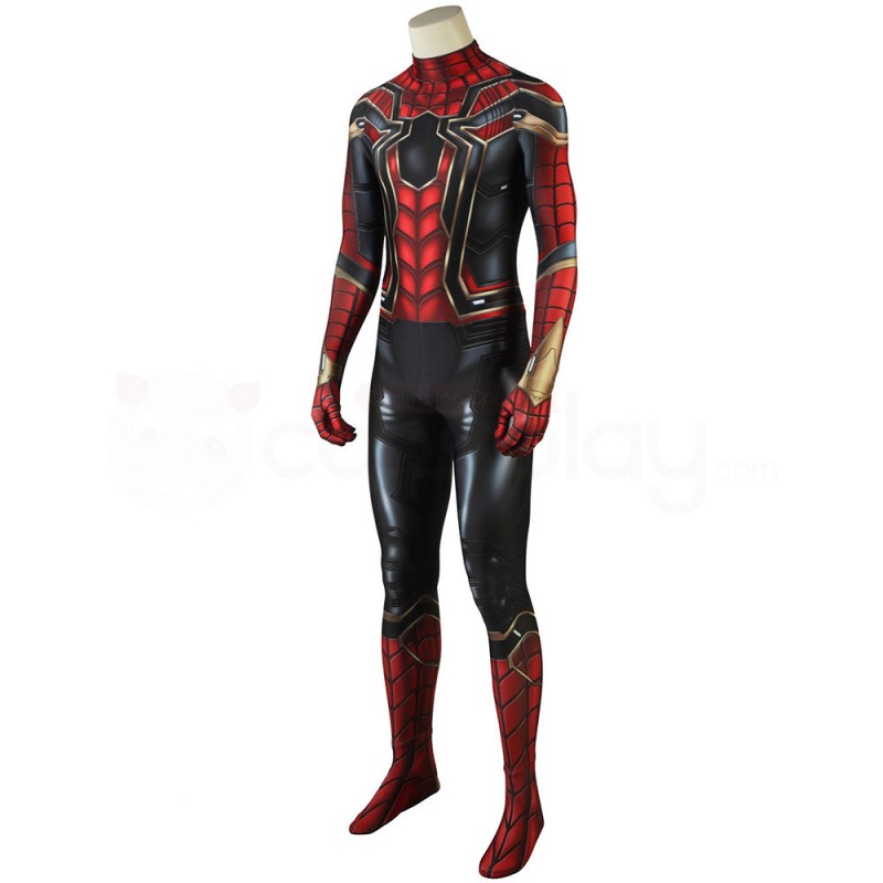 Avengers 3 Infinity War Cosplay Costumes Spider-Man Peter Parker Jumpsuit