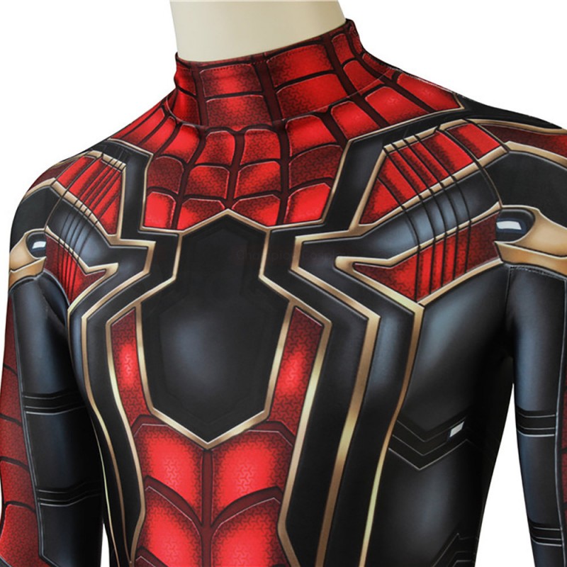 Avengers 3 Infinity War Cosplay Costumes Spider-Man Peter Parker Jumpsuit